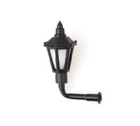 mophrati Lumières de Jardin modèle à l'échelle du Sable LED lampadaire en métal Train échelle de Chemin Fer Bricolage matériel Enfant Lampes suspendues pour Mini-Maison, 1:100 Jaune Chaud