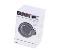 mophrati Machine à Laver pour Maison de poupée, modèle décoratif de Meubles, Mini laveuse, Offre Une expérience réelle simulant des scènes Vie, Maison poupée, Ensemble Meubles Miniatures,
