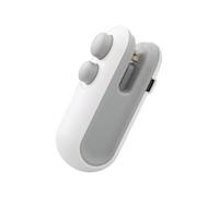 mophrati Machine à sceller les sacs pratique, sceller et ouvrir avec un seul outil, une seule Charge peut répondre Pour aux besoins à long terme, longue durée de vie de la batterie, Blanc