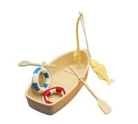 mophrati Magnifique Mini-Bateau de pêche pour aux Finitions soignées, offrant Une esthétique Unique Qui stimule la créativité et Le Charme dans Les Jeux d'imagination. Accessoire idéal pour Un Jardin