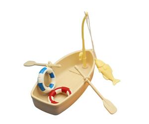 mophrati Magnifique Mini-Bateau de pêche pour aux Finitions soignées, offrant Une esthétique Unique Qui stimule la créativité et Le Charme dans Les Jeux d'imagination. Accessoire idéal pour Un Jardin