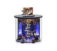 mophrati Maison de poupée Miniature Bricolage Magnifiquement conçue avec Kit de Meubles Amateurs Bricolage Kit Meubles Miniatures en Bois en Bois, B-068