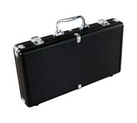 mophrati Mallette de Rangement Portable en Alliage d'aluminium pour Chips, avec Compartiments intégrés, idéale pour Les Voyages. Capacité : 300 Chips Adultes.