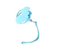 mophrati Mignon Aile Lapin Harnais Laisse pour Animaux de Compagnie Formation Traction Corde Lapin Accessoires extérieurs vêtements Canard Poulet oie Poule, Rose, XS