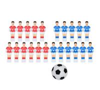 mophrati Mini Baby-Foot Miniature avec Figurines de Joueurs adaptées à Une Configuration Standard, pour Un réalisme accru. Jeu de Remplacement pour Joueurs de Baby-Foot.