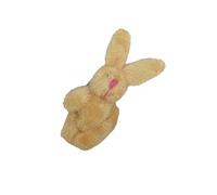 mophrati Mini Lapin Mixte Adorable Lapin en Peluche Enfants Bouquet Pendentif Petite poupée Bricolage Cadeaux Anniversaire fête de Mariage décor, Brun Clair, 6cm