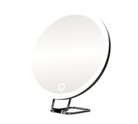 mophrati Miroir de maquillage à LED avec lumières pour une application précise du maquillage. Miroir grossissant de maquillage avec lumières pour se concentrer sur le visage, Noir-5X, 6 pouces