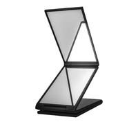 mophrati Miroir de poche beauté, format compact, pratique pour se coiffer, reflet clair et fiable en toutes circonstances, format portable de bureau, miroir