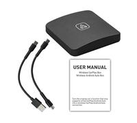 mophrati Module de boîte de Conversion en Plastique Durable avec Interface Type-c TPR dans l'adaptateur sans Fil Voiture câblé au sans Fil