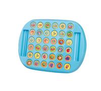 mophrati Multijoueur de modèles, Jeu de Table ABS à Deux Jeux retournement, devinettes, retournement Puzzle, favorise la coopération Entre, Bleu + Fruits