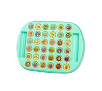 mophrati Multijoueur de modèles, Jeu de Table ABS à Deux Jeux retournement, devinettes, retournement Puzzle, favorise la coopération Entre, Vert+Fruit