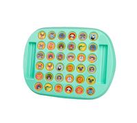 mophrati Multijoueur de modèles, Jeu de Table ABS à Deux Jeux retournement, devinettes, retournement Puzzle, favorise la coopération Entre, Vert+Animaux