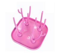 mophrati Nouveau-né Bouteilles Étagère À Sec Portable Amovible Étagères De Séchage Étanche À La Poussière Stockage Sèche-Support Ménage Comptoir