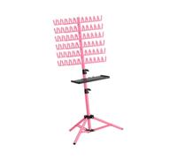 mophrati Organisateur de cheveux polyvalent avec plateau de rangement et support trépied pour faciliter le tressage en salon. La hauteur du support pour