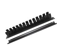 mophrati Organiseur de câbles à 12 Ports pour Une Organisation Efficace des câbles sous Bureau. Support de Robuste et Grande capacité. Noir.