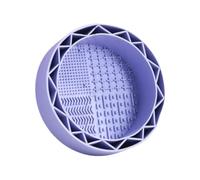 mophrati Outil de nettoyage pour pinceaux de maquillage, tapis nettoyage portable et compact, support pour pinceaux. Quatre textures différentes disponibles. Tapis rangement en silicone.