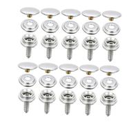 mophrati Outil de pose pour boutons-pression en toile avec douille à vis robuste et outil de réglage en acier inoxydable pour travaux de rembourrage.