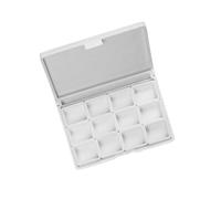 mophrati Palette d'aquarelles Polyvalente à Grille 12/24, pour Artistes, Palette d'aquarelles en Plastique à Grille 12/24, Palettes d'aquarelles /
