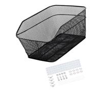 mophrati Panier arrière de vélo en métal offrant une grande capacité de rangement pour animaux de compagnie et objets du quotidien lors de vos sorties à vélo. Convient Pour