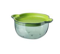 mophrati Panier de drainage Un drainage uniforme et fin pour le bassin de lavage des légumes sélectionné est un panier rangement robuste et durable, vert sapin hyalin