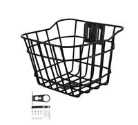 mophrati Panier de vélo enfant facile à installer, accessoire de rangement créatif et amusant pour des balades ludiques et amusantes, pratique et facile à utiliser, Noir, 15 x 9.5 x 23 cm