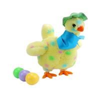 mophrati Peluche Musicale Amusante, Jouet éducatif pour Enfants. La Poule Musicale est Un Jouet Amusant Qui Peut pondre des œufs Tout en Dansant. Les élèves Peuvent-Ils Le Faire ?, Jaune