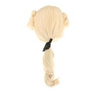 mophrati Perruque de juge style classique, cheveux synthétiques résistants à la chaleur, idéale pour toutes les occasions. Perruque coloniale pour avocat,