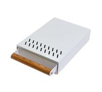 mophrati Petit tiroir à marc de café avec base antidérapante, indispensable pour votre cuisine, facile à nettoyer et doté d'un bac marc en acier inoxydable.