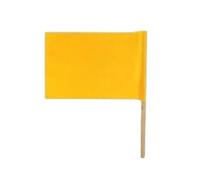 mophrati Petits drapeaux agitant un drapeau coloré bricolage couleur unie exercices du matin bannière fête nationale sport rencontrer des accessoires faveurs de fête, Jaune/30x40cm