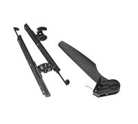 mophrati Pièces de gouvernail pour kayak de pêche noir, système de commande de direction au pied pour une précision de pilotage optimale, commandes au pied en nylon,