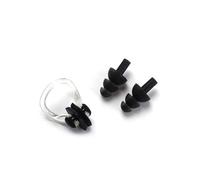 mophrati Pince-nez étanche réutilisable bouchon d'oreille de natation adultes unisexe écouteurs Sports nautiques protecteur Portable oreille protecteur, Le noir