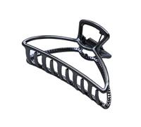 mophrati Pinces à griffes Style Simple Pratique Style Simple Robuste Exquis Pour Bobby Pins Géométrique Décor Accessoires Saint Valentin, Noir foncé/Arc