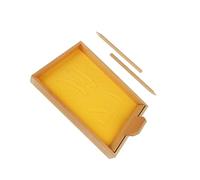 mophrati Plateaux Alphabet pour Tout-Petits avec Lettres en Bois : stimule la créativité de l’Enfant grâce à des activités d’Apprentissage tactiles. Jouet éducatif pour Les Tout-Petits dès 1 an.