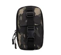 mophrati Pochette de téléphone multicolore résistance à l'usure Camping fournitures cordon extracteur petit sac taille sac à main Pack médical poche étanche, Camouflage noir