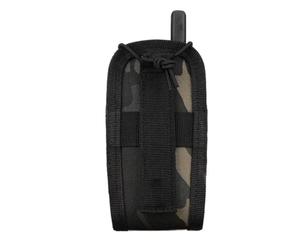 mophrati Pochette d'interphone petit sac de poche d'escalade en plein air bouton Camouflage sacs Pack randonnée voyage cyclisme fournitures, Camouflage noir