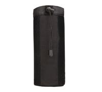 mophrati Pochette pour bouteille d'eau sac de transport à cordon étanche Camouflage 800ml tasse paquet trou de vidange chasse grande capacité, Le noir