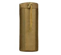 mophrati Pochette pour bouteille d'eau sac de transport à cordon étanche Camouflage 800ml tasse paquet trou de vidange chasse grande capacité, Marron