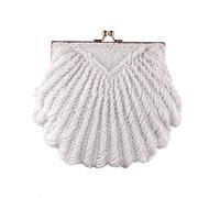 mophrati Pochettes de soirée élégantes pour ajouter de la sophistication à la tenue, pochette de soirée en Polyester, sac de mariage, pochette pour femmes, blanc