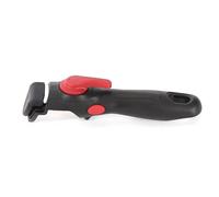 mophrati Poignée amovible pour casserole, poêle, casserole, poignée amovible, clip anti-brûlure unique, de en bakélite, pour ustensiles de cuisine, noir