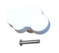 mophrati Poignée de porte mignonne en forme de, poignée de meuble nordique, cache-sécurité enfant, poignées de tiroir pour enfant en PVC, vis de fixation incluses, de porte