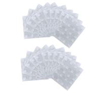 mophrati Point de colle pâte transparente Double face conception de trou Unique ruban ballon rond autocollant sans trace opération Simple