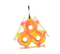 mophrati Porte-balles de Golf pour Adultes avec étui en Silicone à Porter à la Taille. Élégant, Pratique et fiable, il Peut contenir Jusqu' Trois balles et se Fixe confortablement la Ceinture au