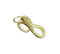 mophrati Porte-clés python vintage en laiton, collier, bijoux faits main, pendentifs serpent, breloques élégantes pour hommes et femmes, créations en laiton, anneaux, perles, ornements