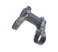 mophrati Potence Double réglable et légère en Alliage d'aluminium CNC pour Guidon de vélo Pliant ; Adaptateur de Fixation Rechange pour Guidon vélo (25,4 mm).