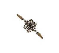 mophrati Ravissantes pinces à châle ajourées en forme de fleur,Bronze
