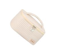 mophrati Restez élégant et organisé avec Un Organisateur de Maquillage, Sac de Rangement, Sac à cosmétiques Voyage pour Femmes, Trousse Toilette, Sacs Rangement, Blanc crème