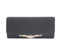 mophrati Sac à bandoulière en chaîne léger et Portable, pochettes en Polyester, sac à main de soirée élégant, large Application à la mode, noir