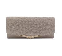 mophrati Sac à bandoulière en chaîne léger et Portable, pochettes en Polyester, sac à main de soirée élégant, large Application à la mode, abricot