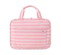 mophrati Sac de Lavage imperméable et Durable avec Rangement et Classification en Couches, Sac d'organisation en Polyester, de Maquillage, Voyage, Rose