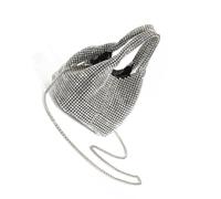 mophrati Sac fourre-tout en strass, accessoire de mode ultime pour femmes -gardistes, sac à main en PU scintillant scintillant, taille Unique